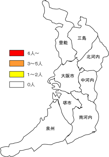 ブロック別発生状況グラフ